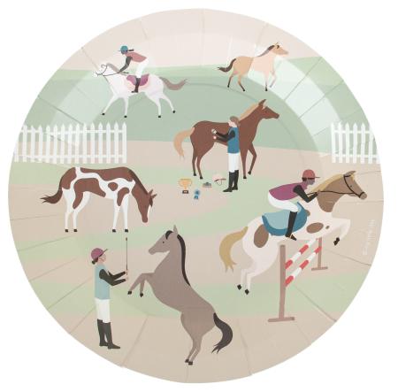 Pferde Party Teller ECO Friendly